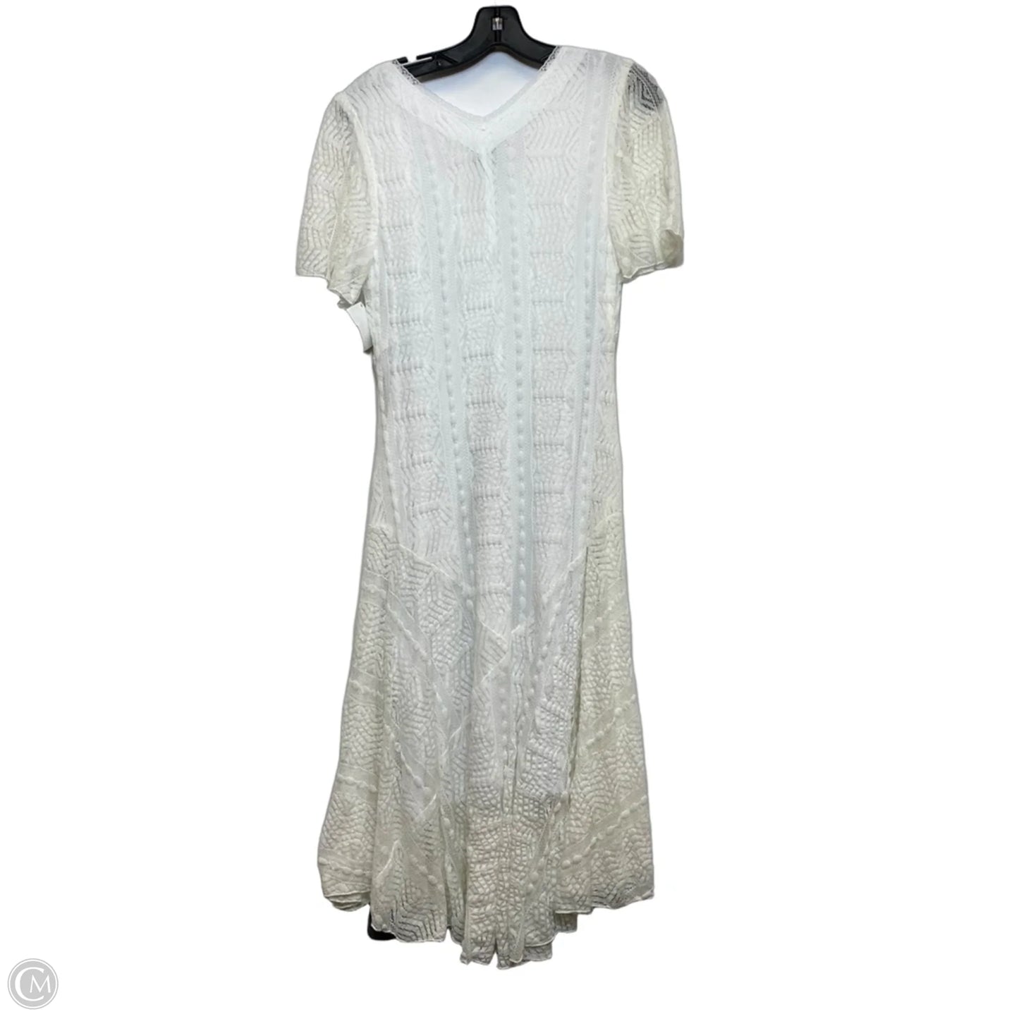 Dress Casual Midi By Clothes Mentor In Cream, Size: M