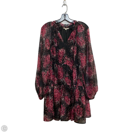 Dress Casual Short By Entro In Black & Pink, Size: M