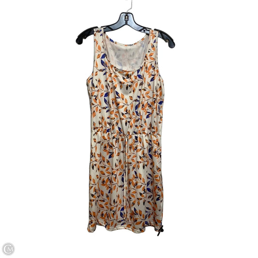 Dress Casual Short By Shein In Cream & Orange, Size: M