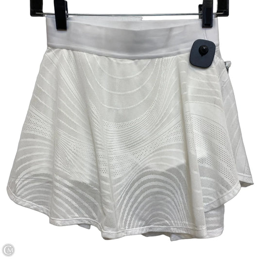 Athletic Skort By Adidas In White, Size: Xs