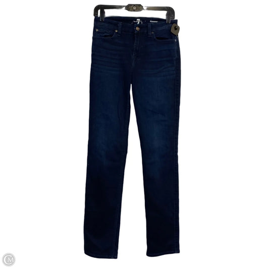 Jeans Designer By 7 For All Mankind In Blue Denim, Size: 8