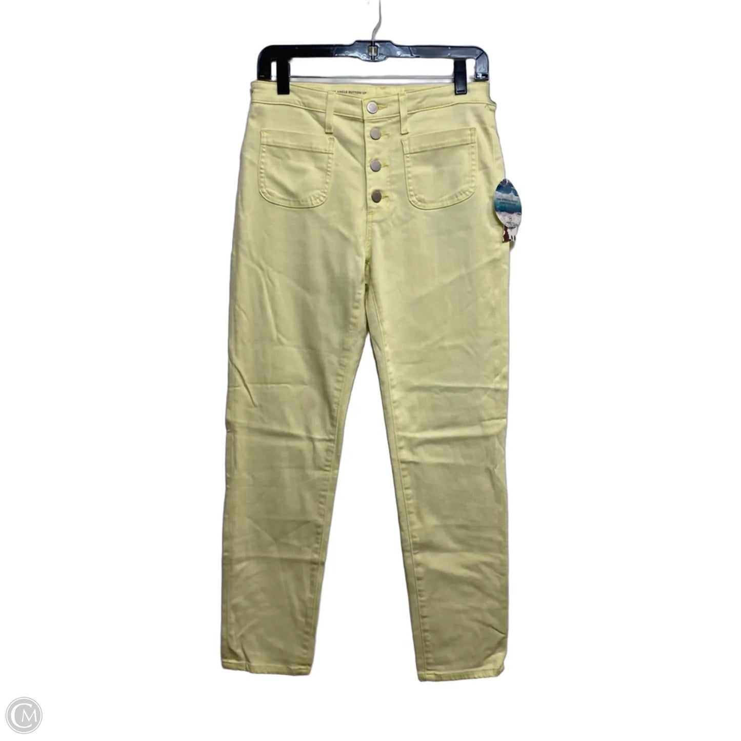 Jeans Designer By Adriano Goldschmied In Yellow Denim, Size: 8