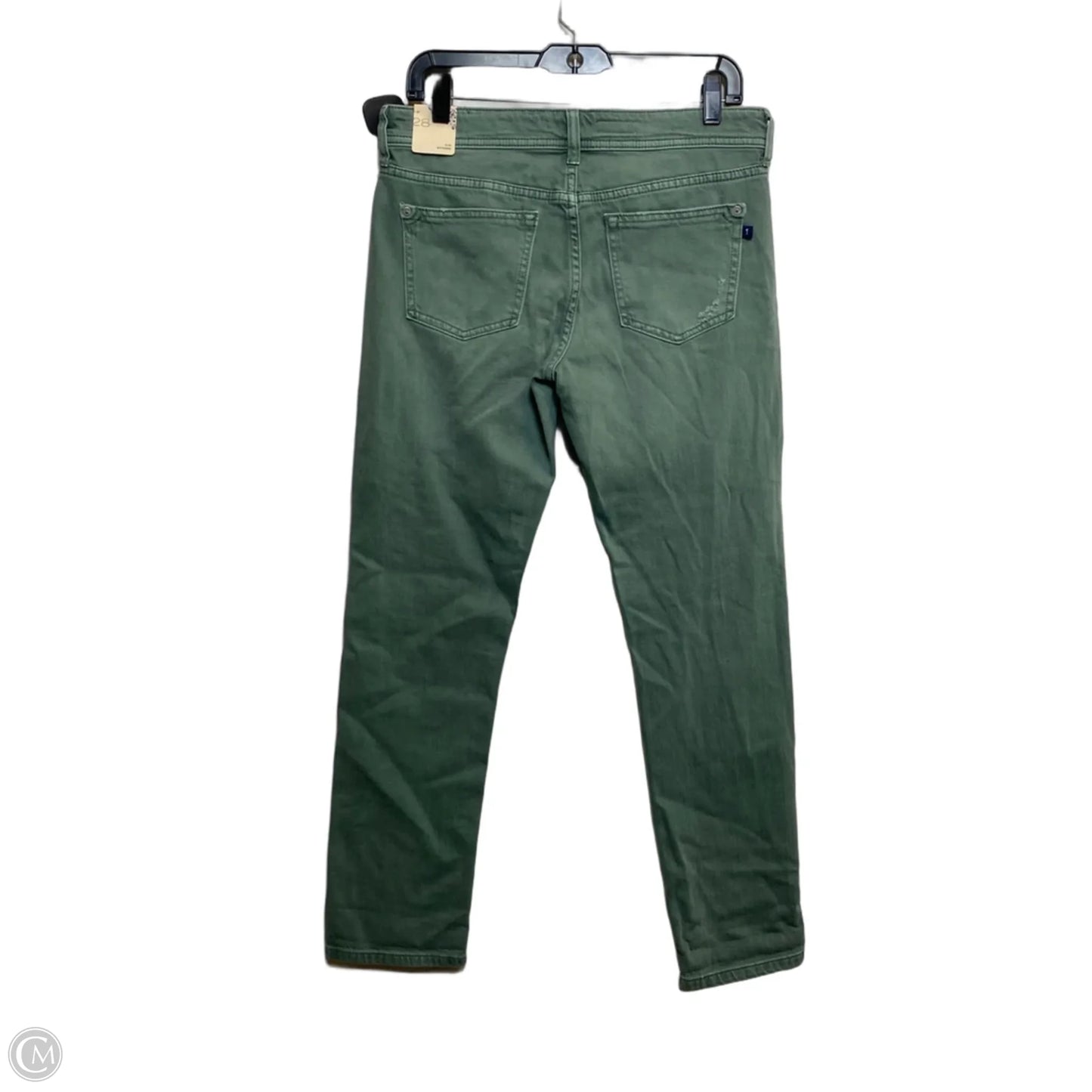 Jeans Skinny By Pilcro In Green Denim, Size: 6