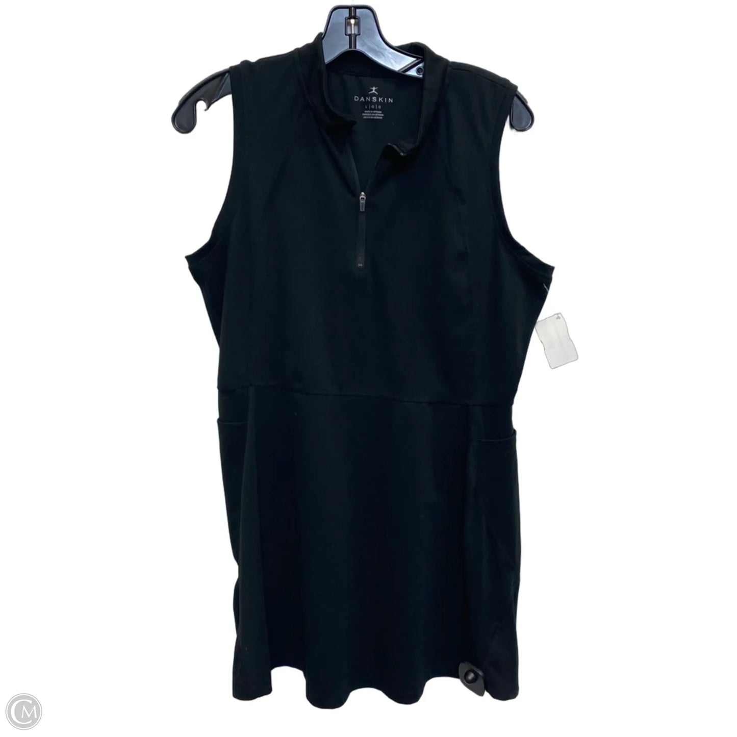Athletic Dress By Danskin In Black, Size: L