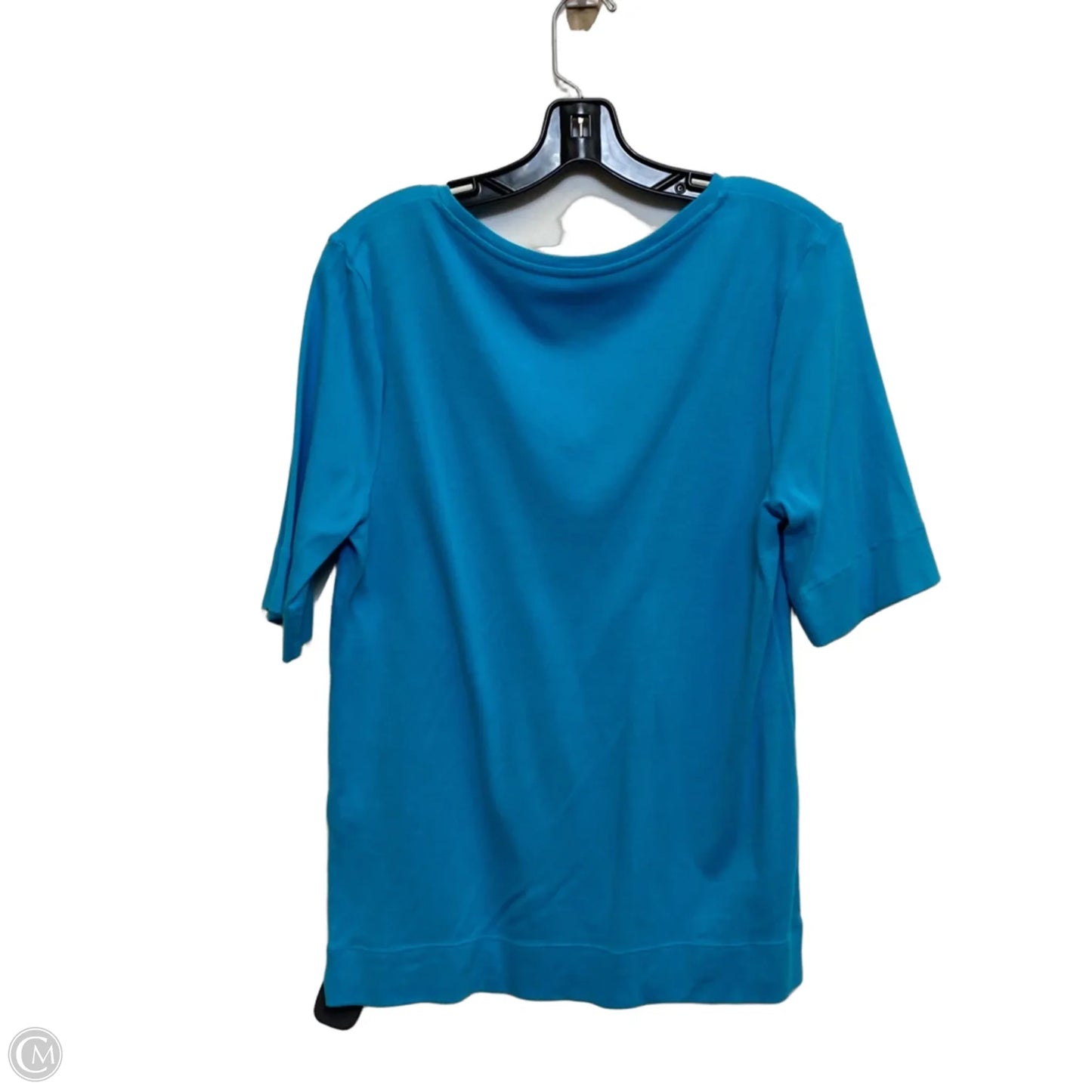 Top Short Sleeve By Chicos In Blue, Size: M