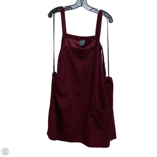Dress Casual Short By Arula In Maroon, Size: 2x