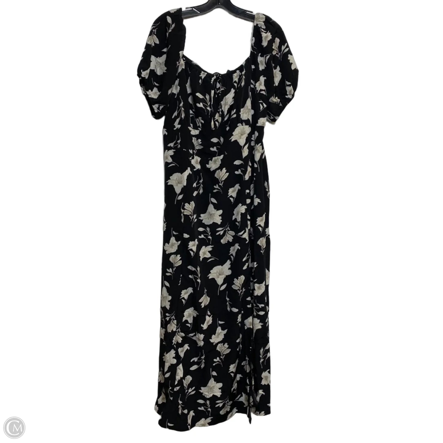 Dress Casual Maxi By Zenobia In Black & Cream, Size: 1x