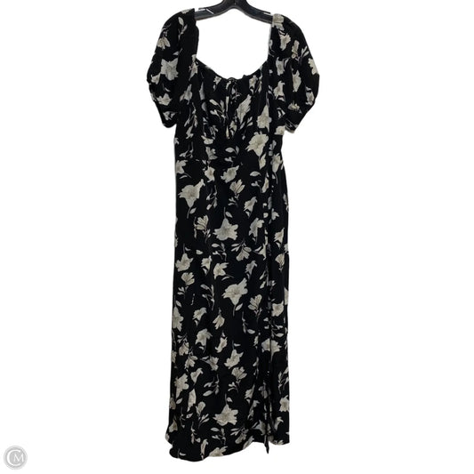 Dress Casual Maxi By Zenobia In Black & Cream, Size: 1x
