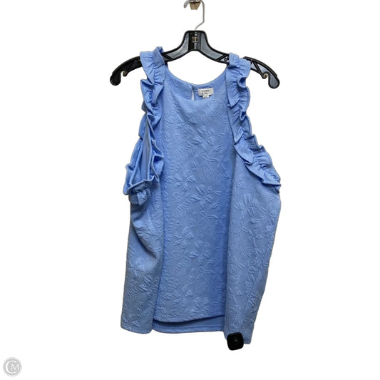 Top Sleeveless By Crown And Ivy In Blue, Size: Xxl