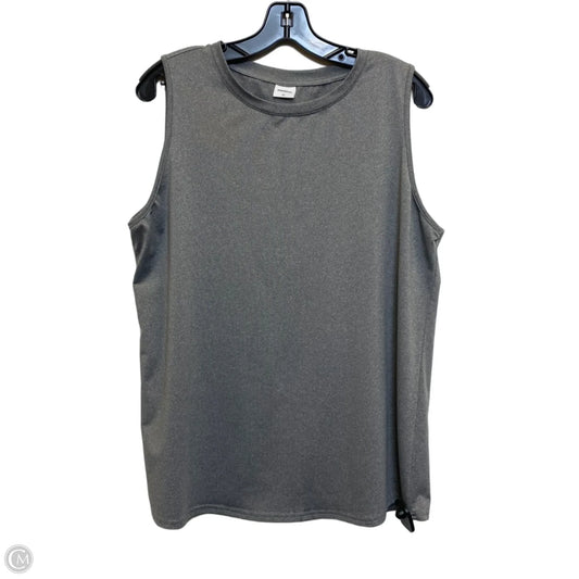 Athletic Tank Top By Xieerduo In Grey, Size: Xl