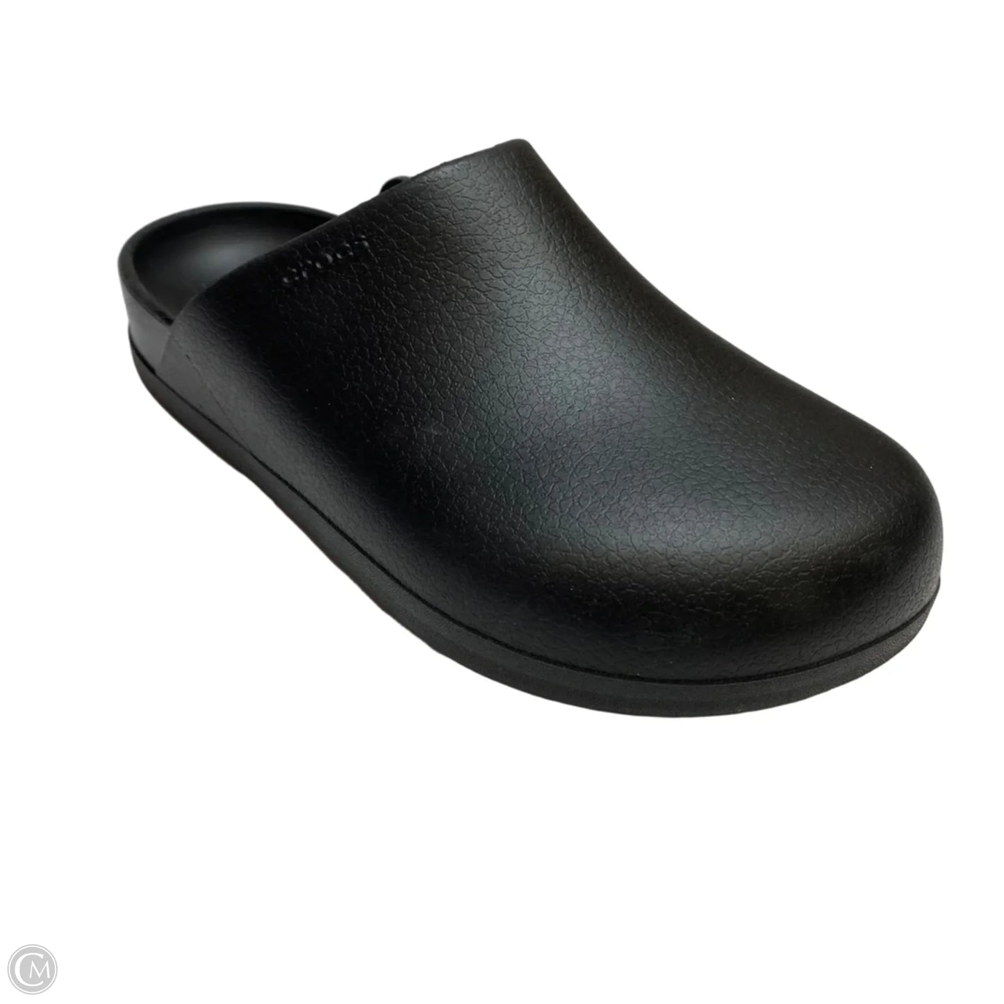Shoes Flats By Crocs In Black, Size: 10