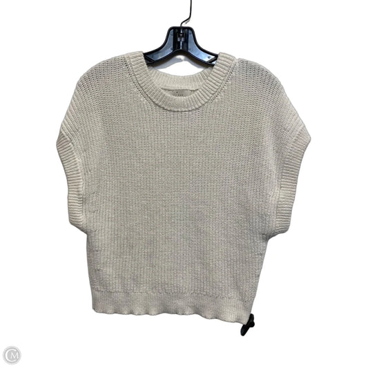 Top Sleeveless By A New Day In Cream, Size: M