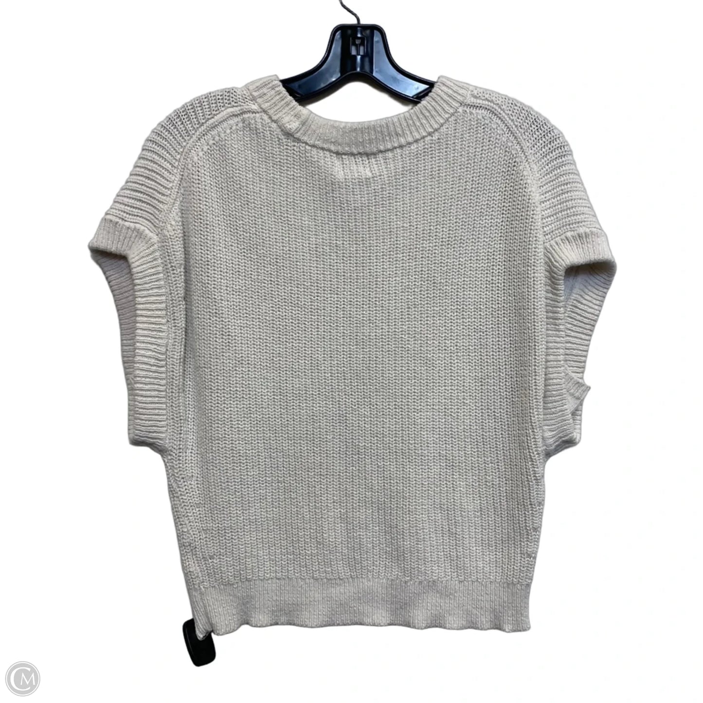Top Sleeveless By A New Day In Cream, Size: M