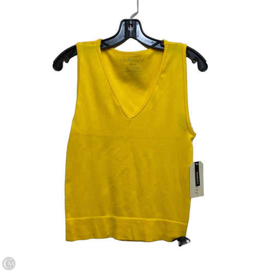 Top Sleeveless Basic By Eye Candy In Yellow, Size: 1x