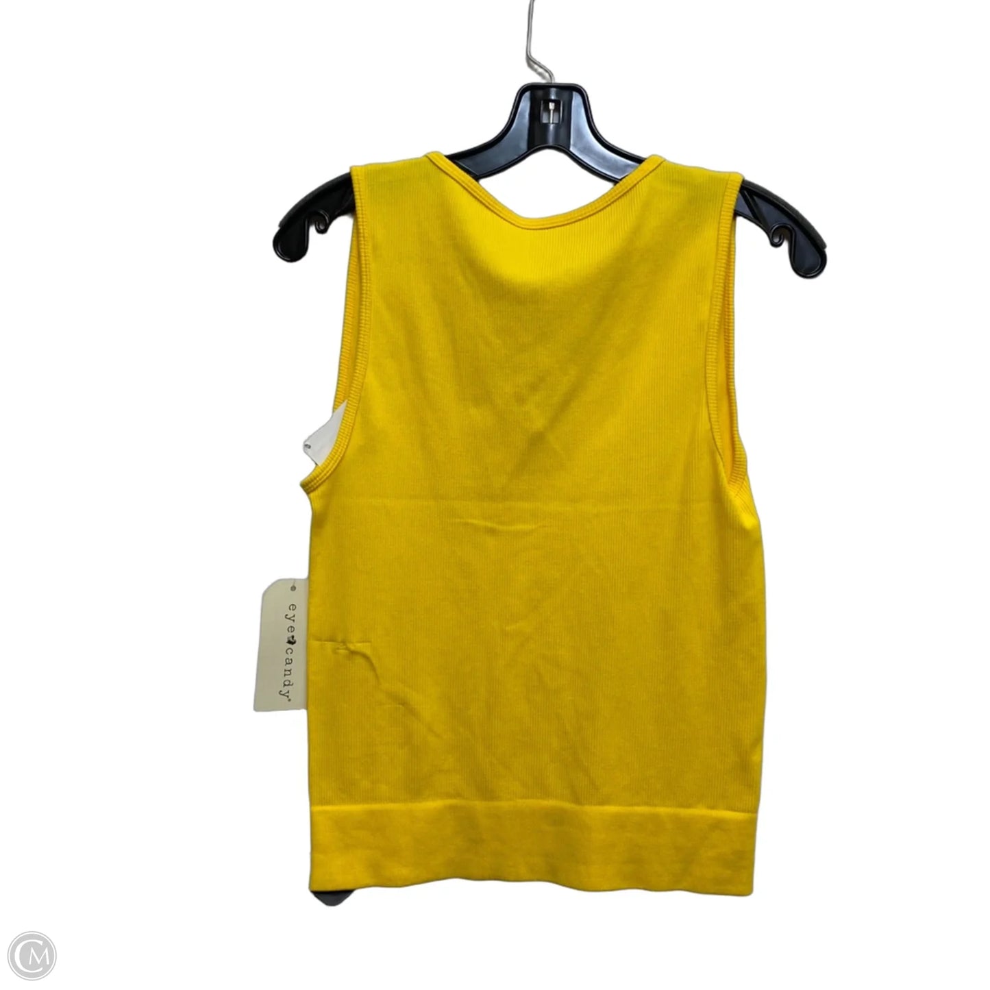 Top Sleeveless Basic By Eye Candy In Yellow, Size: 1x
