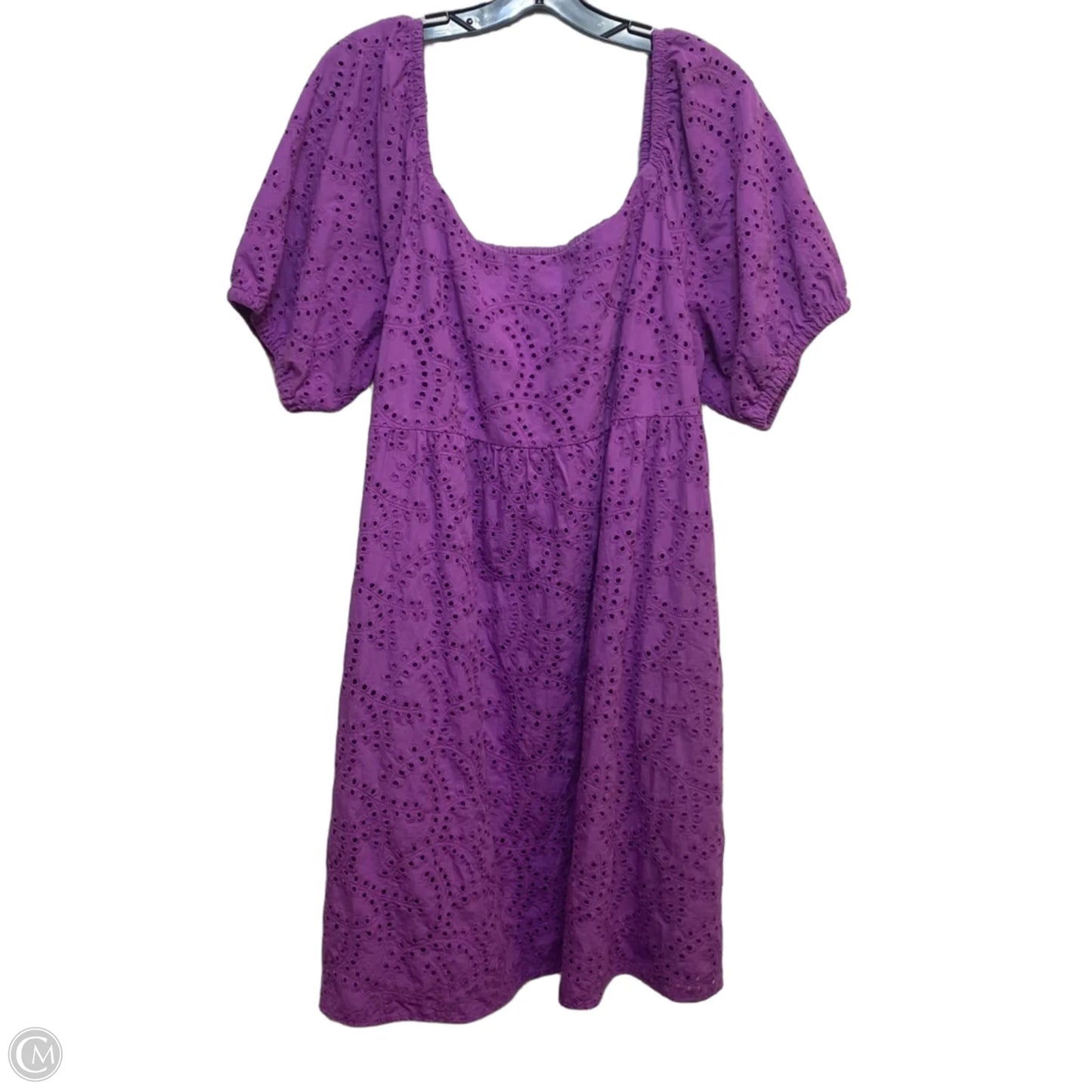Dress Casual Short By Time And Tru In Purple, Size: Xxl