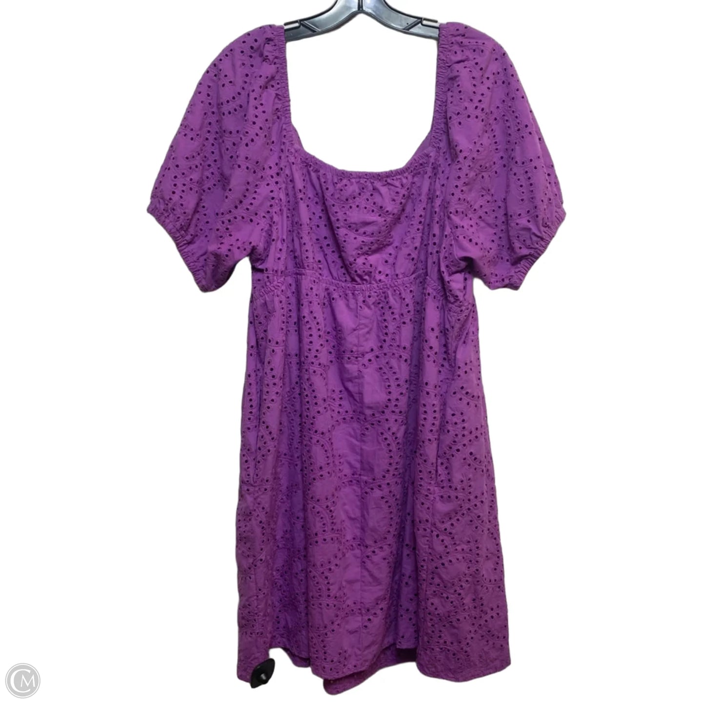 Dress Casual Short By Time And Tru In Purple, Size: Xxl