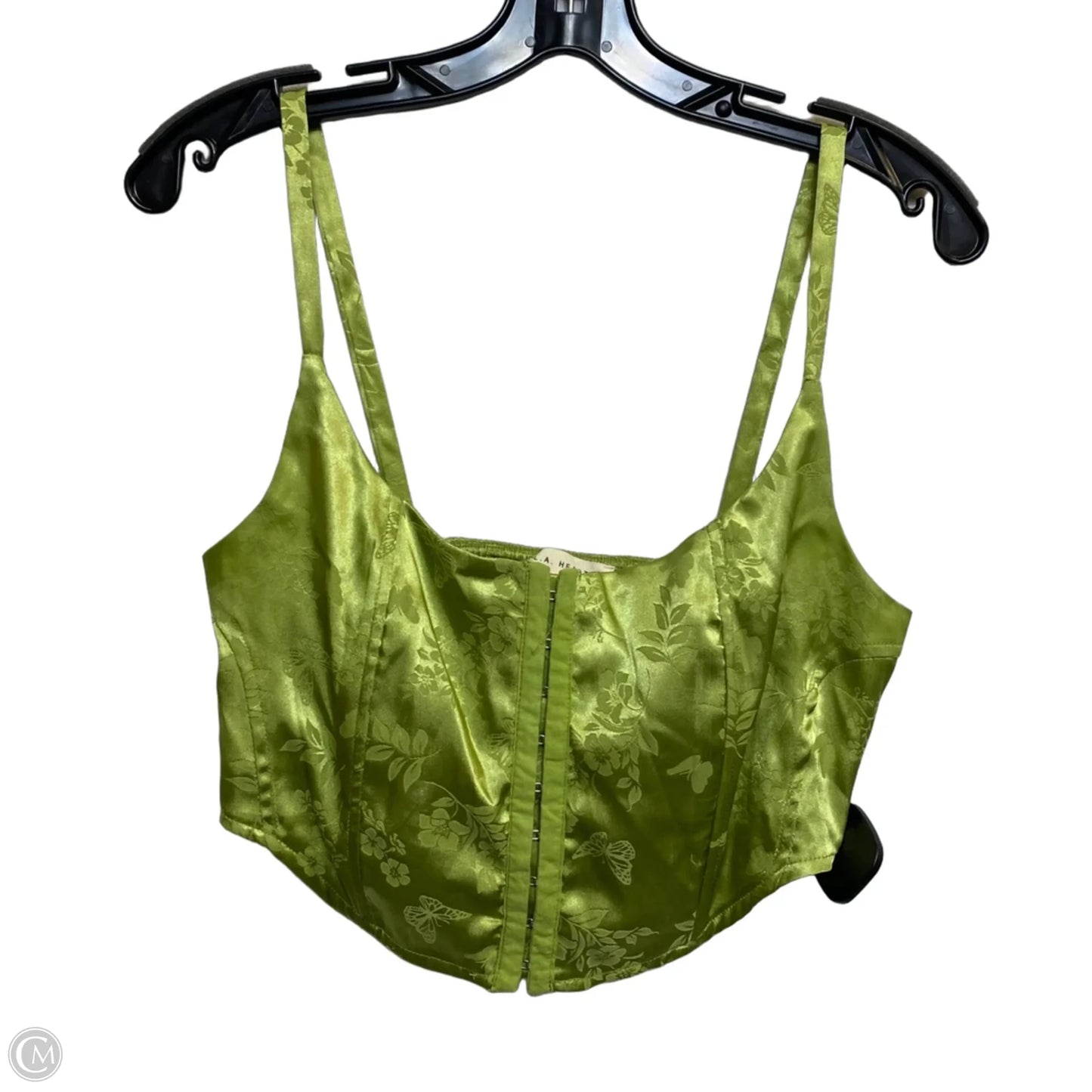Top Sleeveless By La Hearts In Green, Size: S