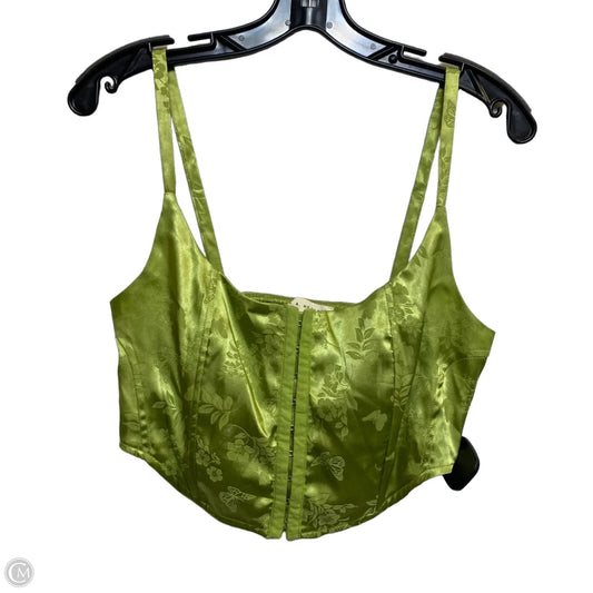 Top Sleeveless By La Hearts In Green, Size: S