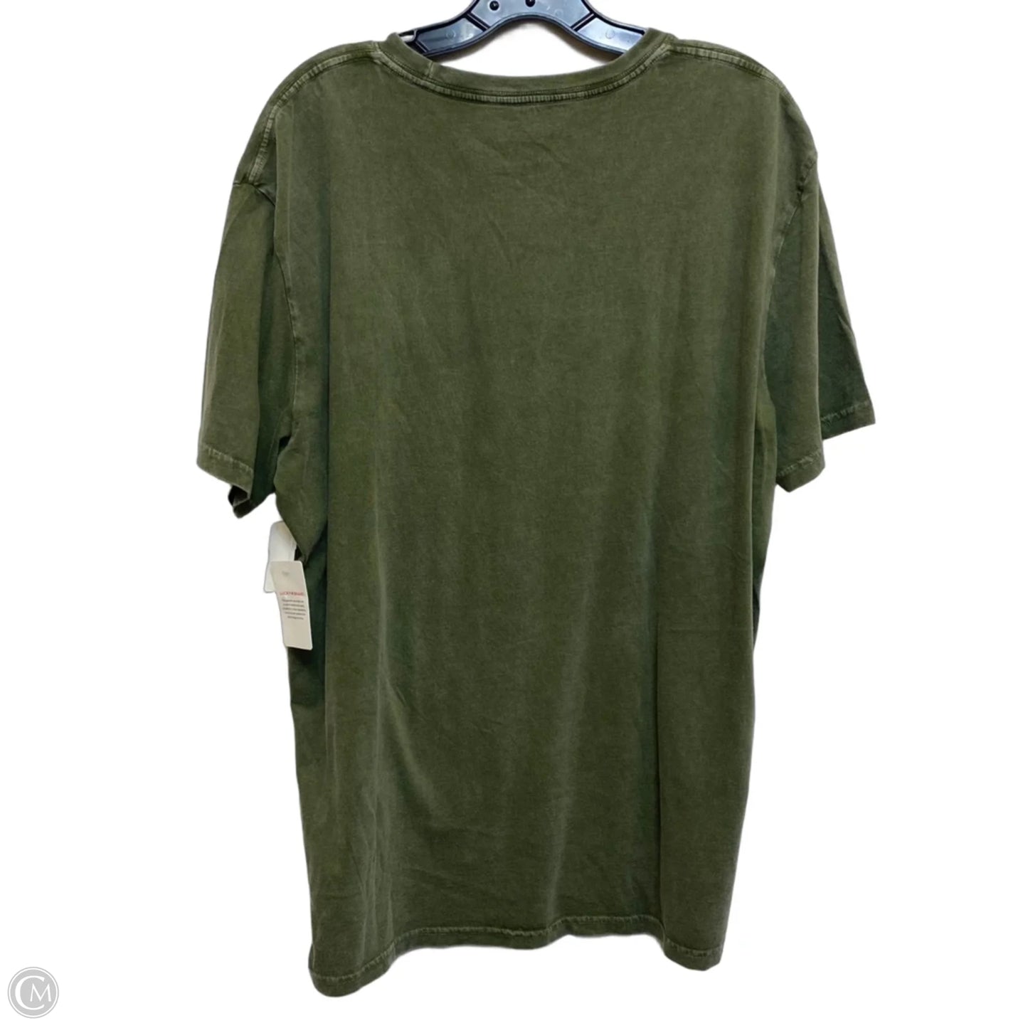 Top Short Sleeve By Lucky Brand In Green, Size: Xl