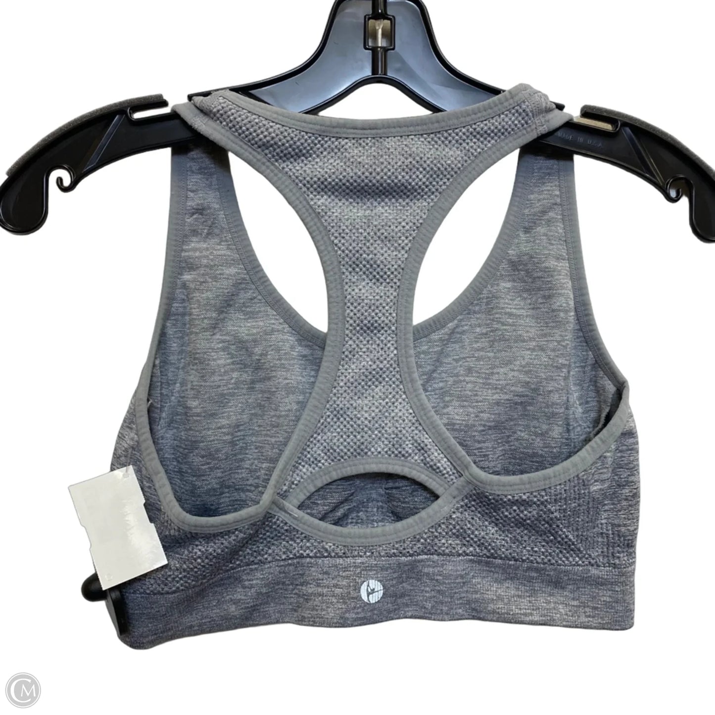 Athletic Bra By 90 Degrees By Reflex In Grey, Size: L