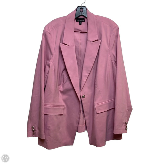 Blazer By Lane Bryant In Pink, Size: 3x