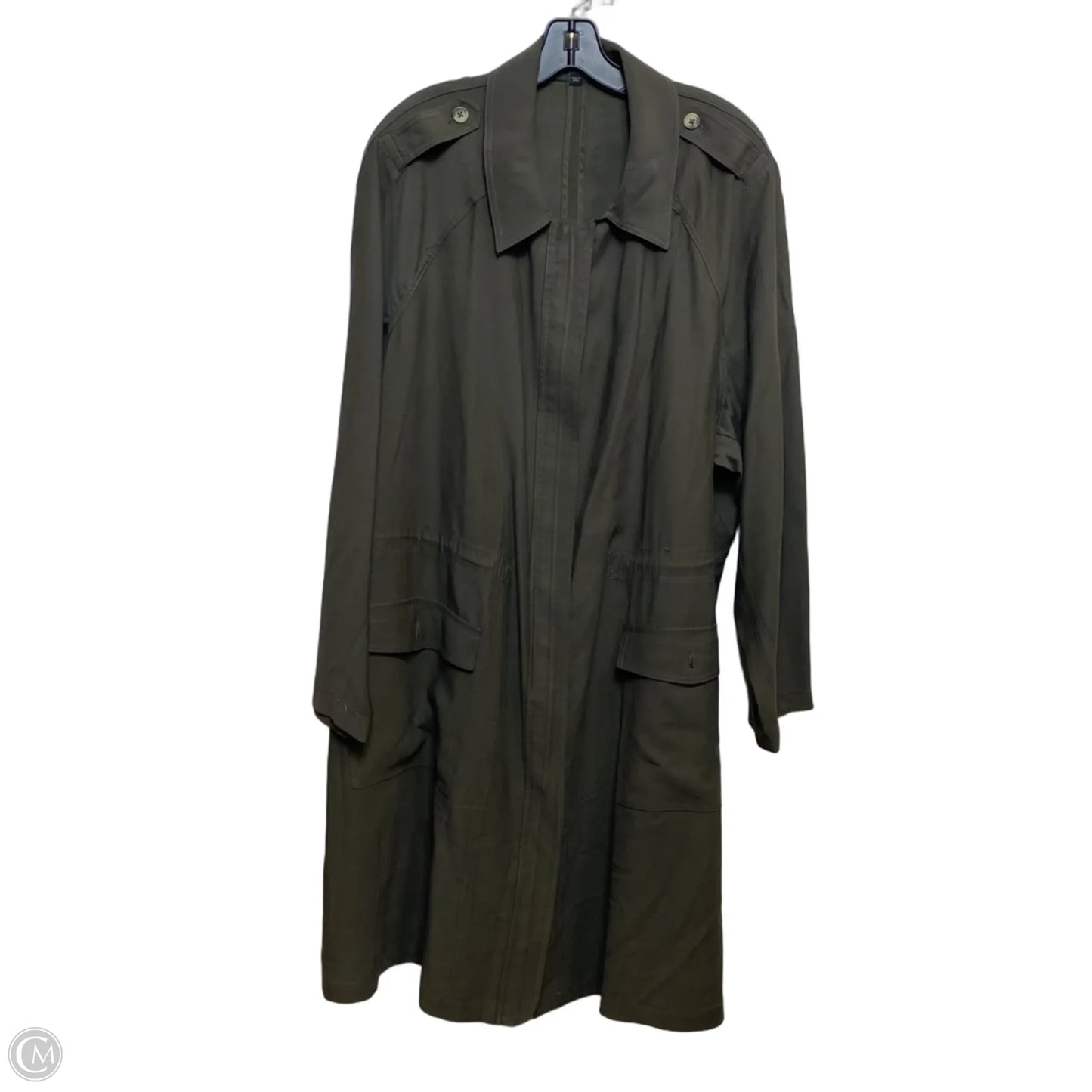 Jacket Utility By Lane Bryant In Green, Size: 3x