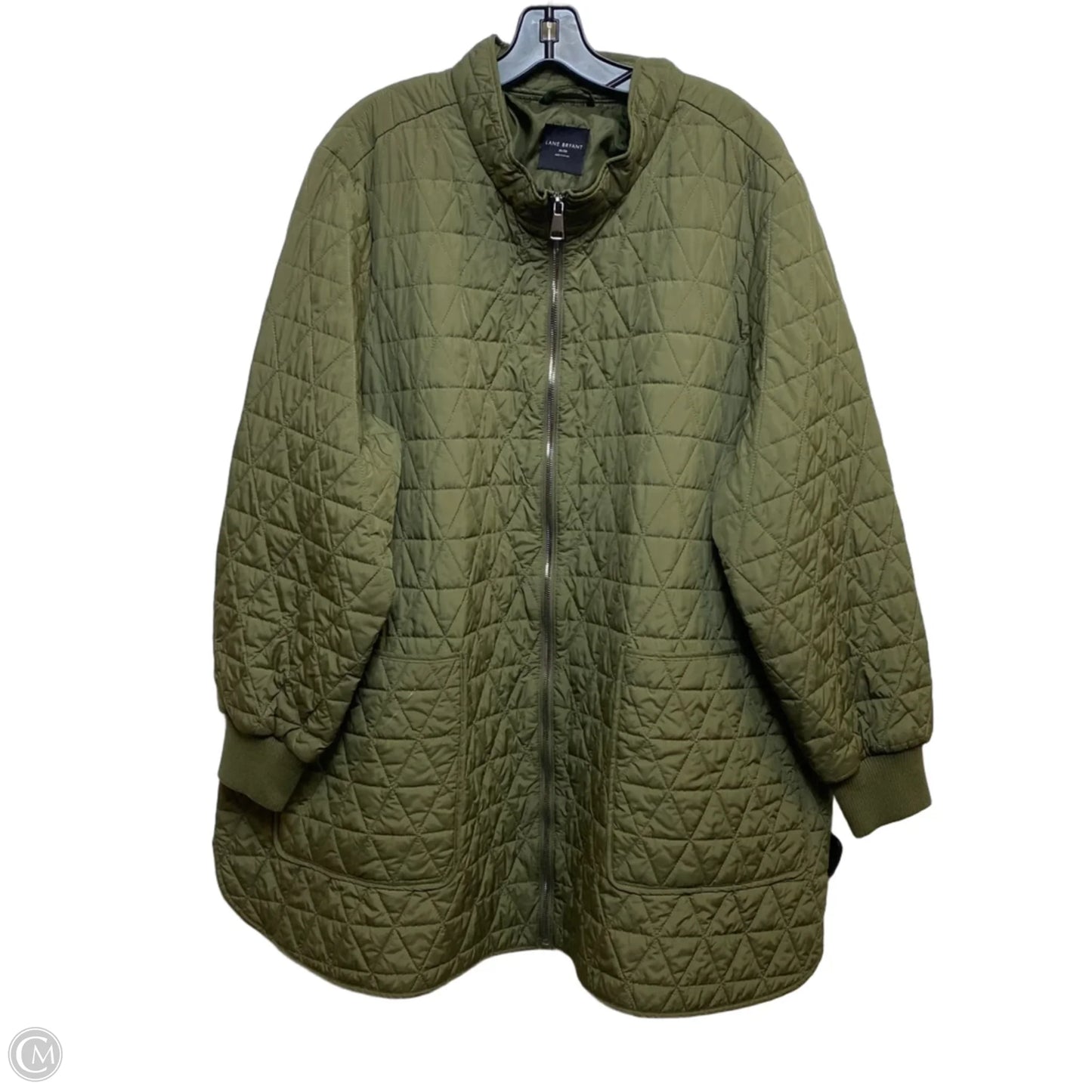Jacket Puffer & Quilted By Lane Bryant In Green, Size: 4x