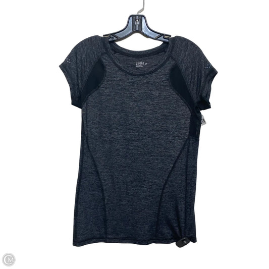 Athletic Top Short Sleeve By Zella In Grey, Size: S
