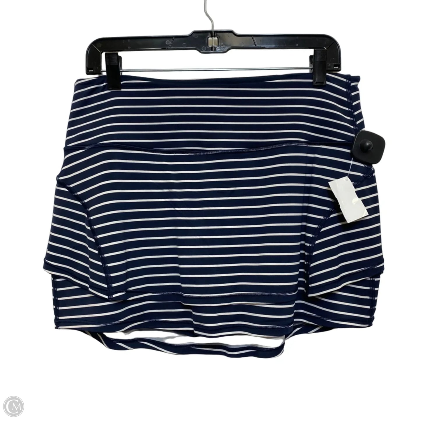 Athletic Skort By Athleta In Blue & White, Size: M