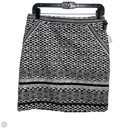 Skirt Mini & Short By White House Black Market In Black & White, Size: S