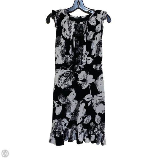 Dress Designer By Karl Lagerfeld In Black & White, Size: Xs