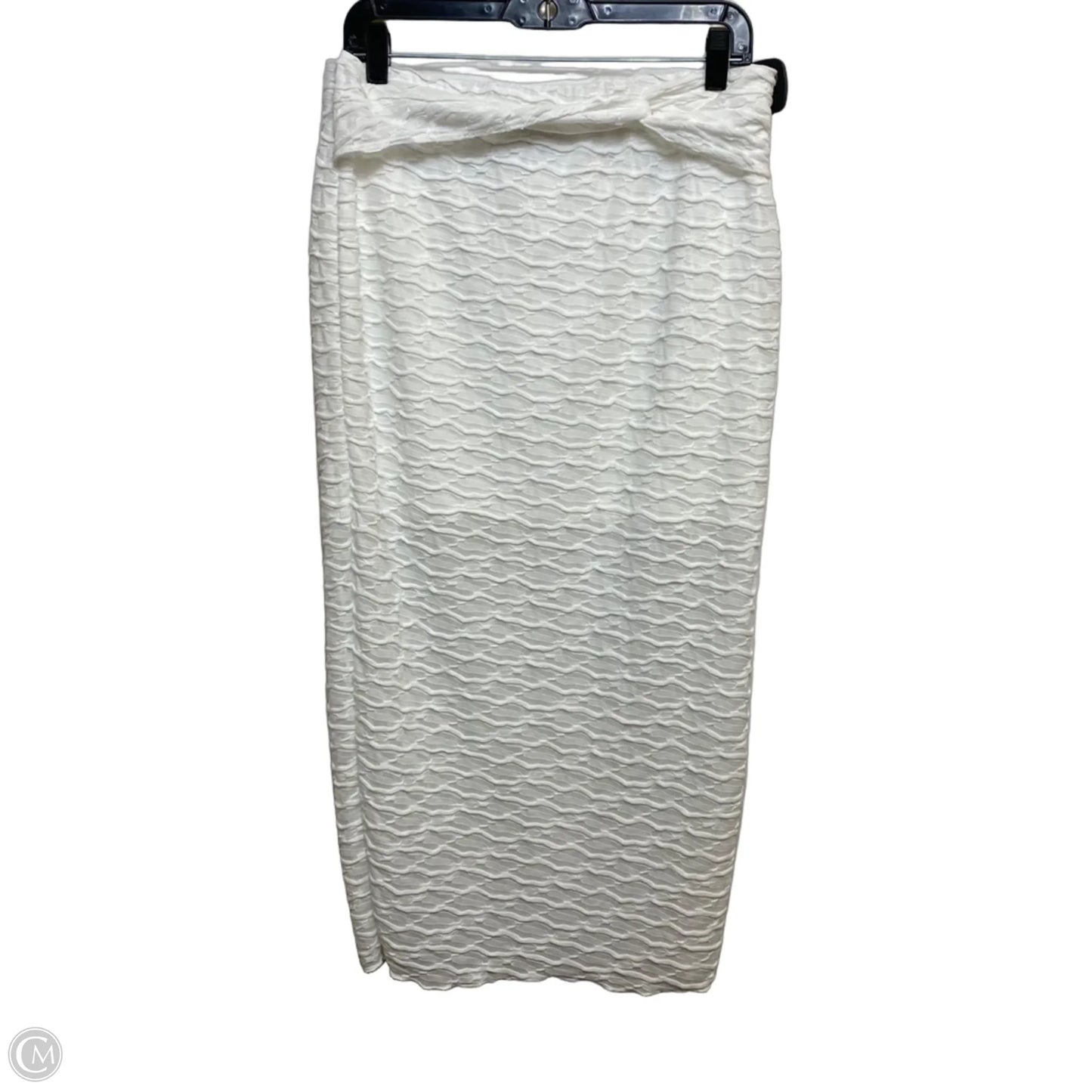 Skirt Set 2pc By Cmf In White, Size: L