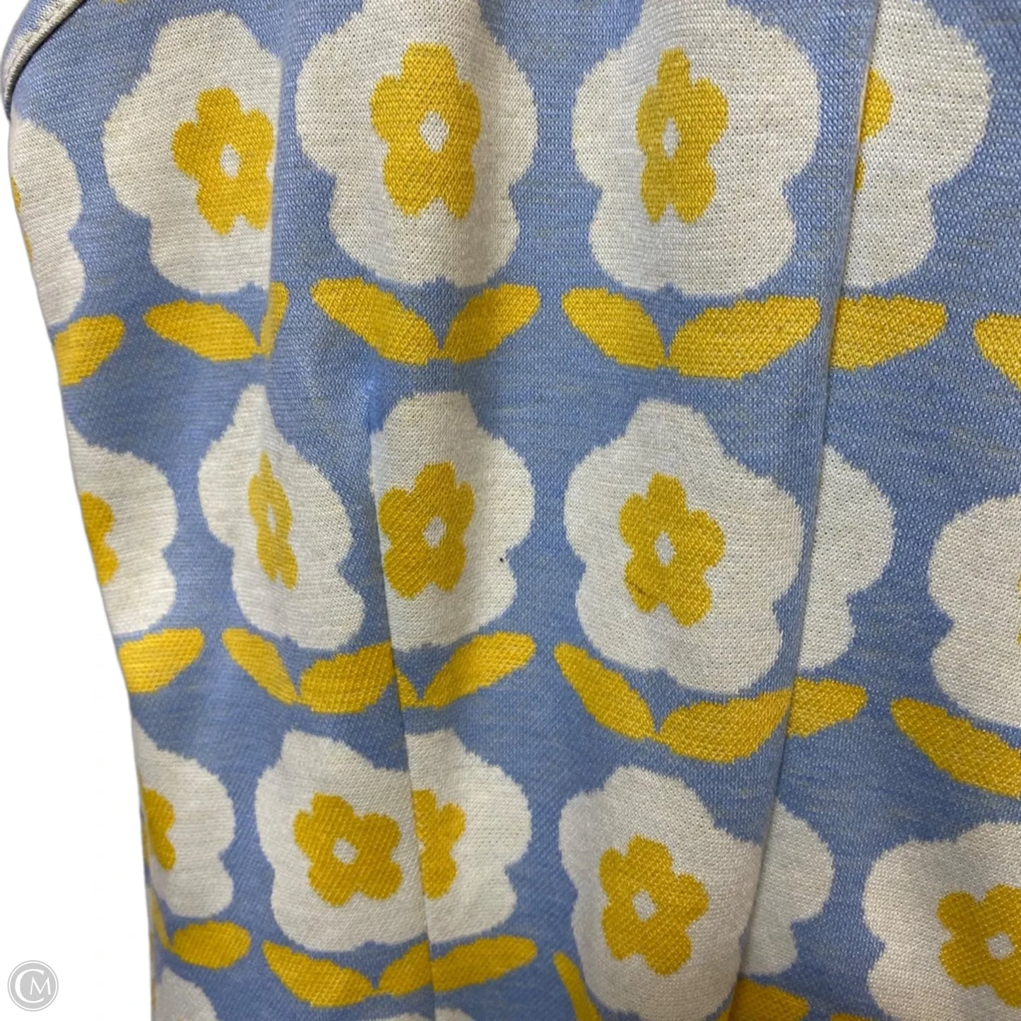 Dress Casual Short By Cmf In Blue & Yellow, Size: L