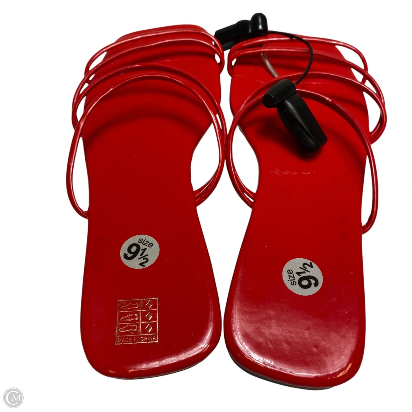 Sandals Flats By Cmf In Red, Size: 9.5