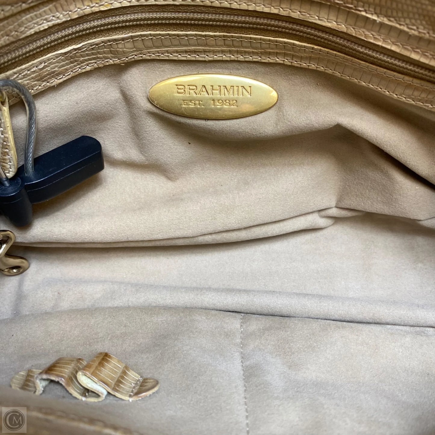 Handbag Designer By Brahmin, Size: Medium