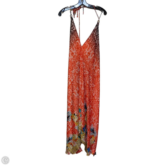 Swimwear Cover-up By Rr Hawaii Resort In Black & Red, Size: Osfm
