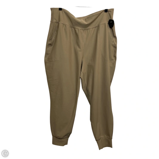 Athletic Pants By Old Navy In Tan, Size: Xl