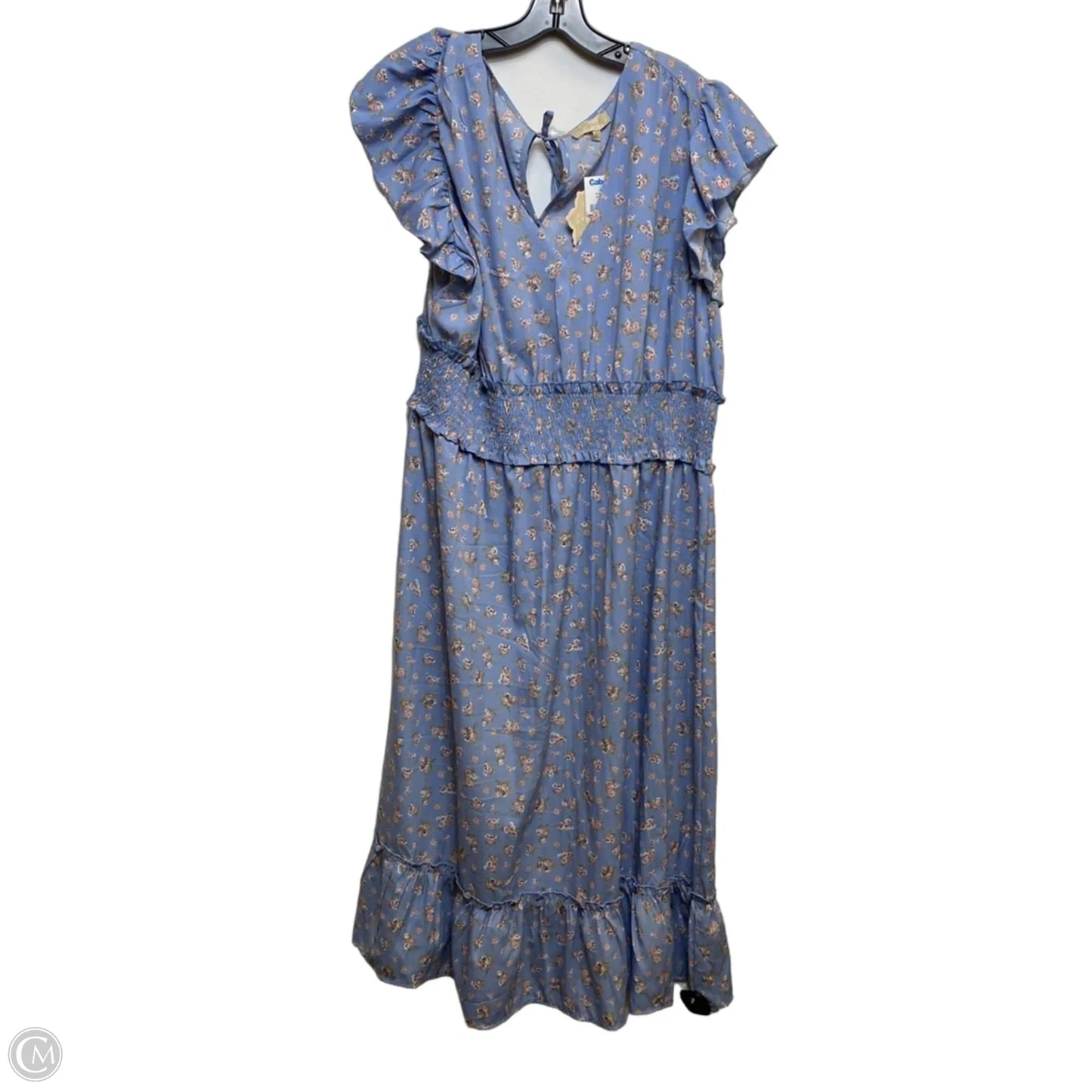 Dress Casual Maxi By Indulge In Blue & Pink, Size: 3x