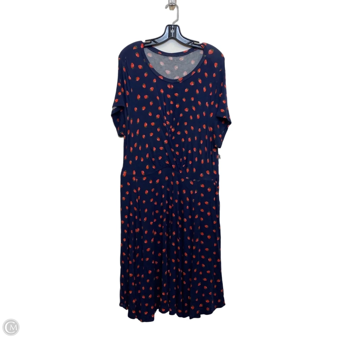 Dress Casual Short By Torrid In Blue & Red, Size: 2x
