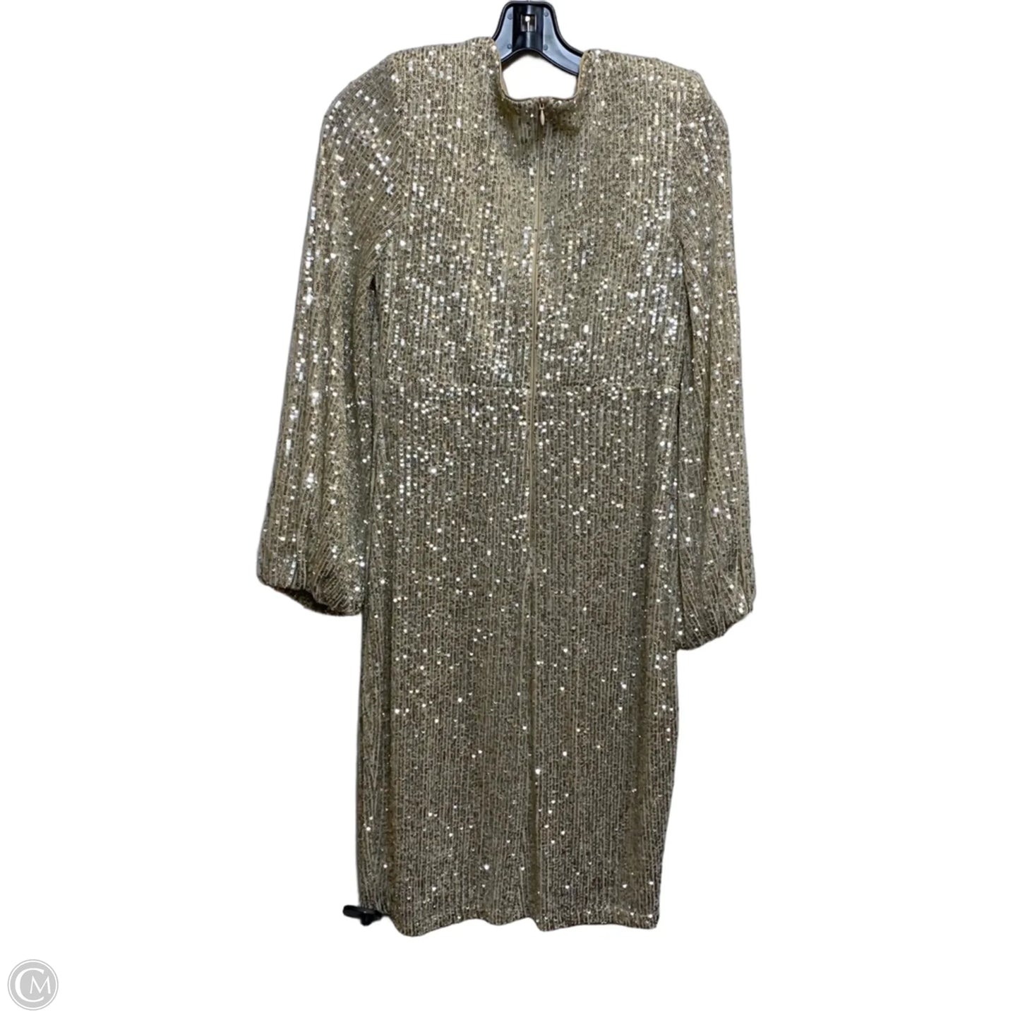 Dress Party Midi By Eliza J In Cream & Silver, Size: M