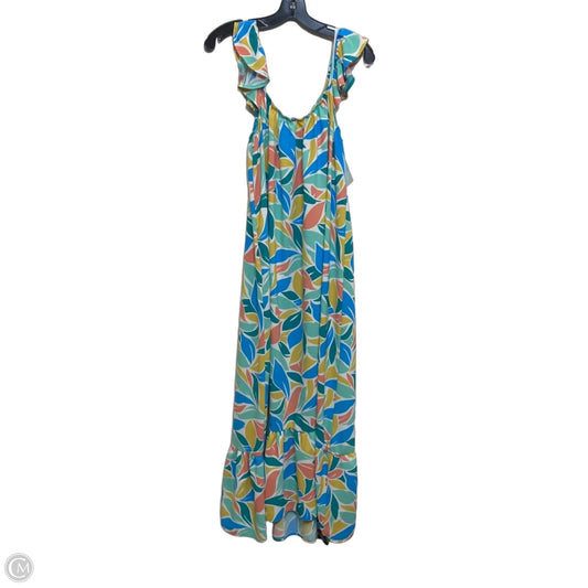 Dress Casual Maxi By Carole Christian In Multi-colored, Size: L