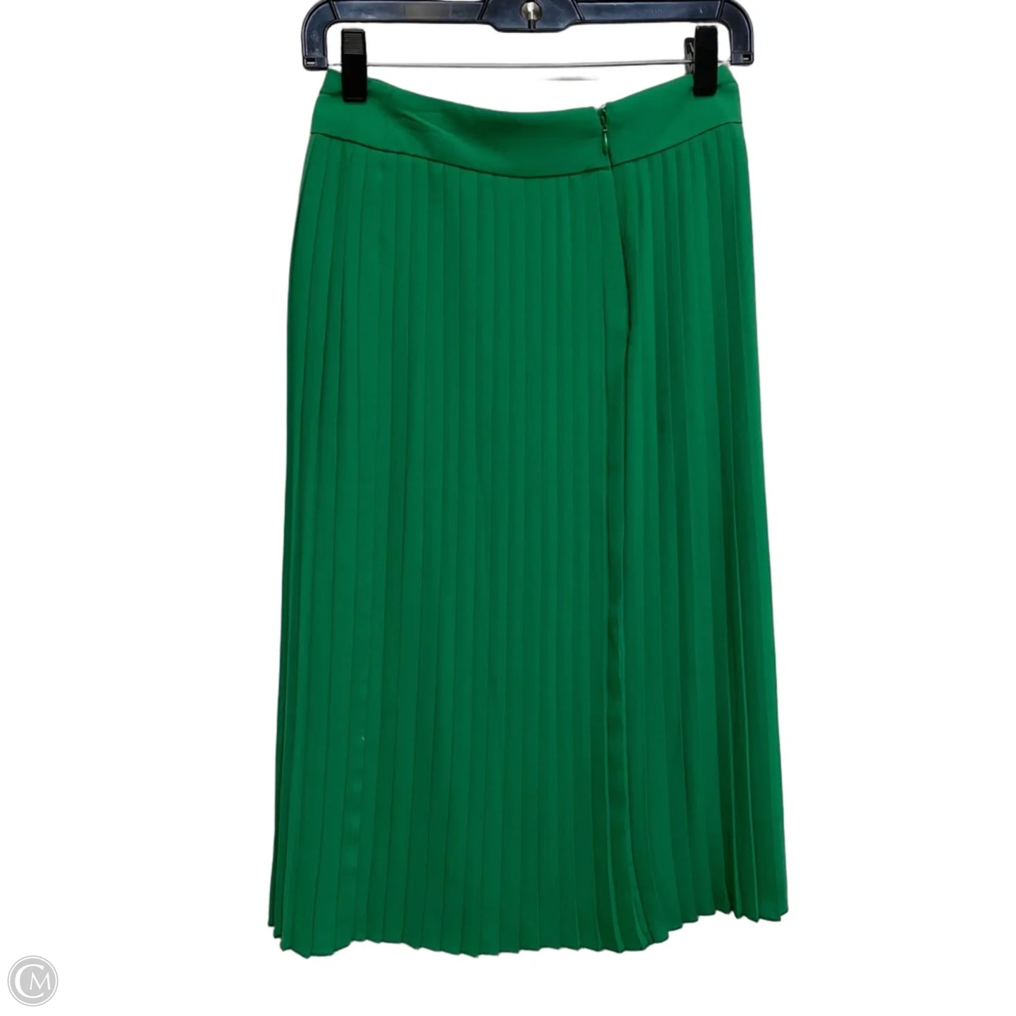 Skirt Midi By J. Crew In Green, Size: Xxs