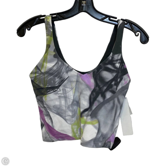 Athletic Tank Top By Lululemon In Grey & Purple, Size: S
