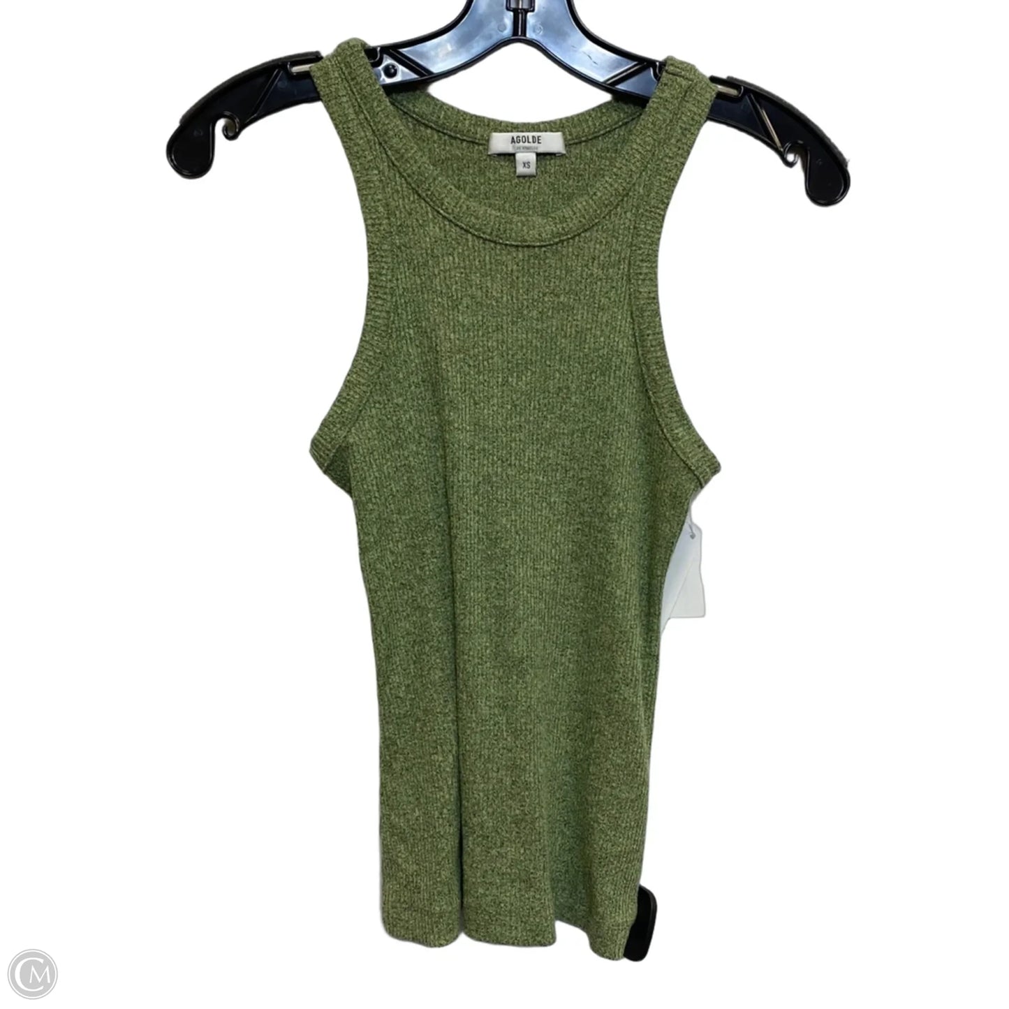 Top Sleeveless Designer By Agolde In Green, Size: Xs