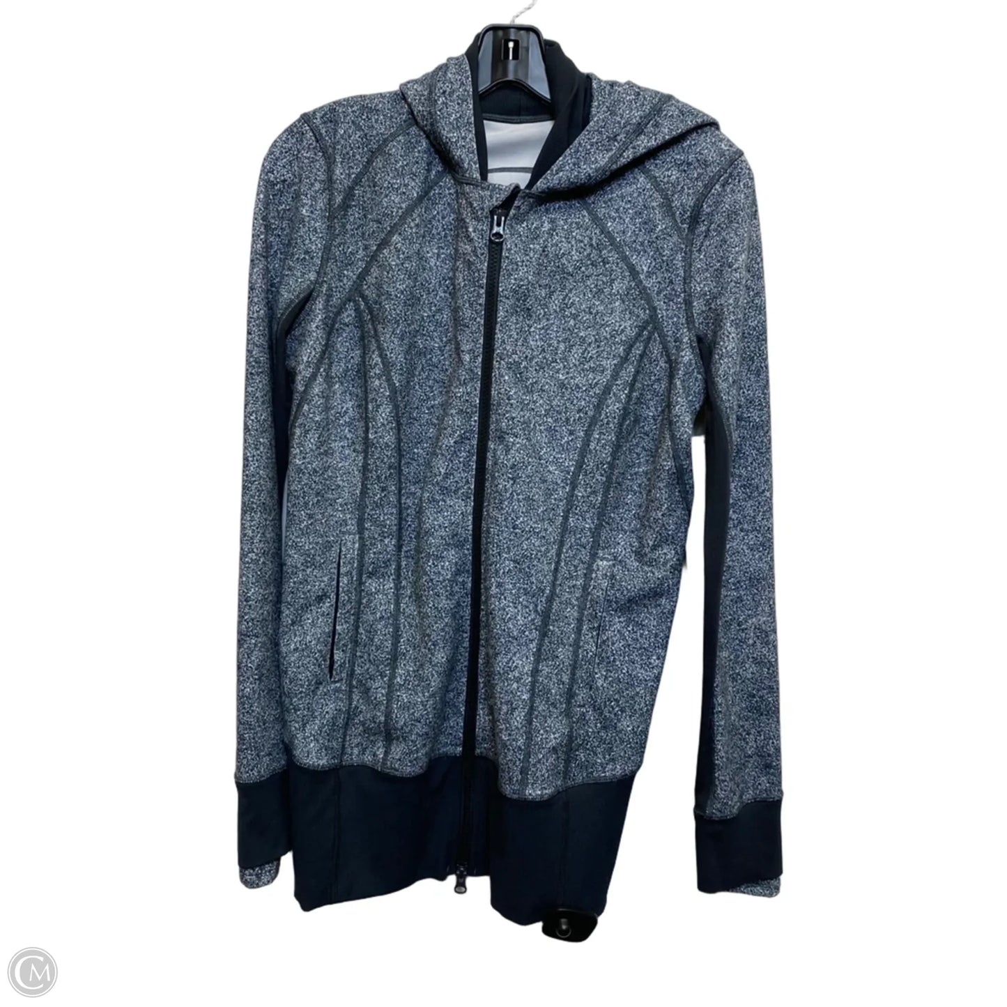 Athletic Jacket By Lululemon In Grey, Size: M