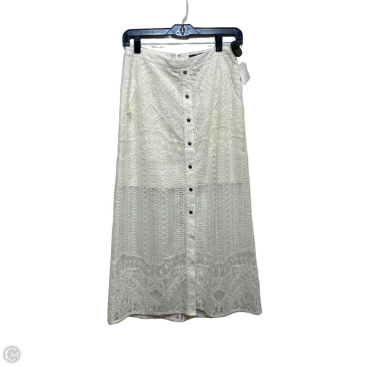 Skirt Maxi By Bcbgmaxazria In Cream, Size: Xs
