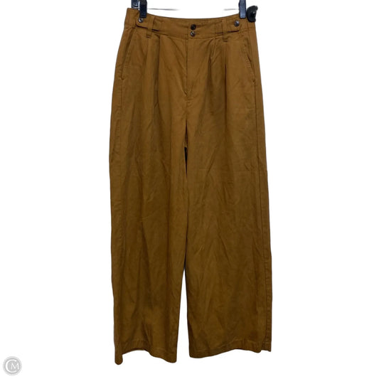 Pants Wide Leg By Madewell In Brown, Size: 4