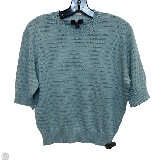 Top Short Sleeve Designer By Frye In Green, Size: S