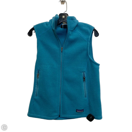 Vest Fleece By Patagonia In Teal, Size: M
